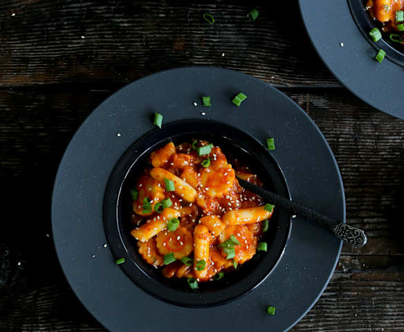 Tteokbokki (Korean Spicy Rice Cakes)