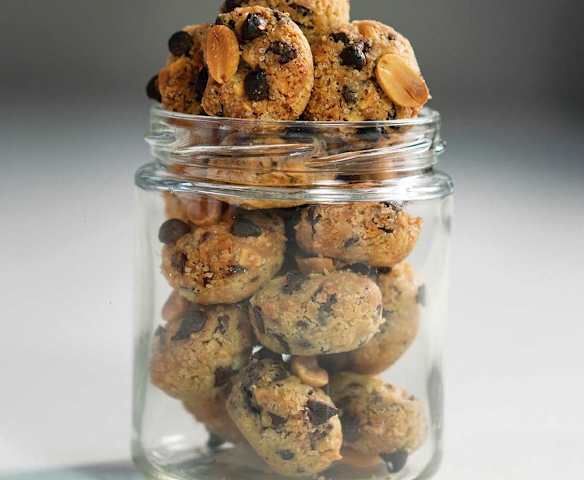 Galletas con chips de chocolate sin azúcar