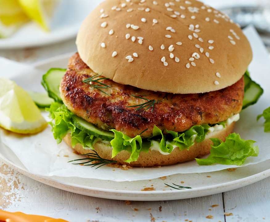 Burgers au saumon - Cookidoo® – the official Thermomix® recipe platform