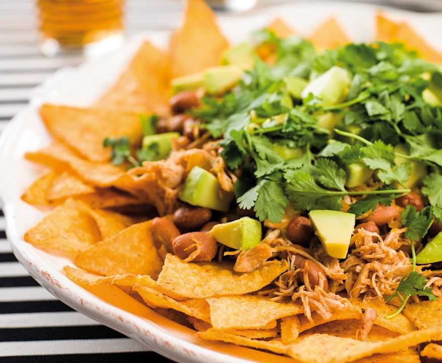 Nachos de frango e abacate - Cookidoo® – resmi Thermomix® tarif