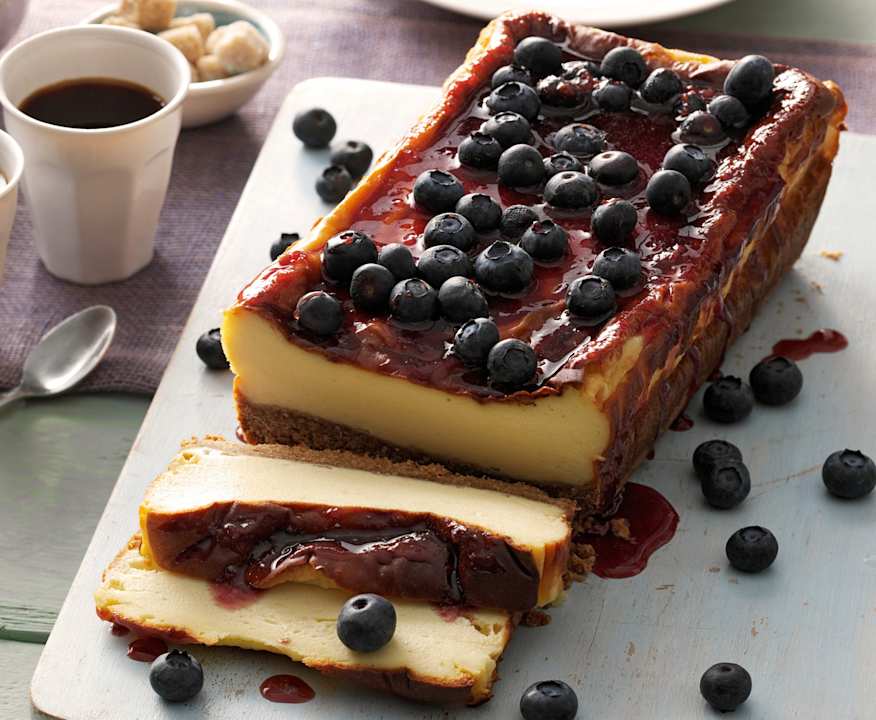 Cheesecake con mora azul - Cookidoo® – the official Thermomix® recipe ...
