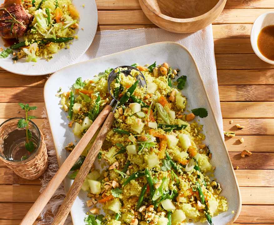 Curry-Couscous-Salat mit grünen Bohnen - Cookidoo® – the official Thermomix® recipe platform
