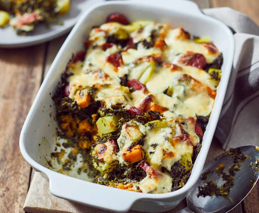Grünkohl-Kabanossi-Gratin - Cookidoo® – la plateforme de recettes ...