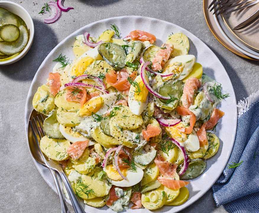 Kartoffelsalat Mit Lachs
