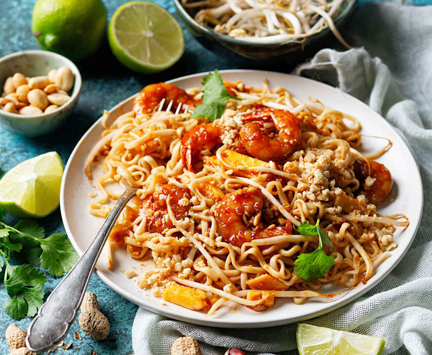 Pad thaï aux crevettes