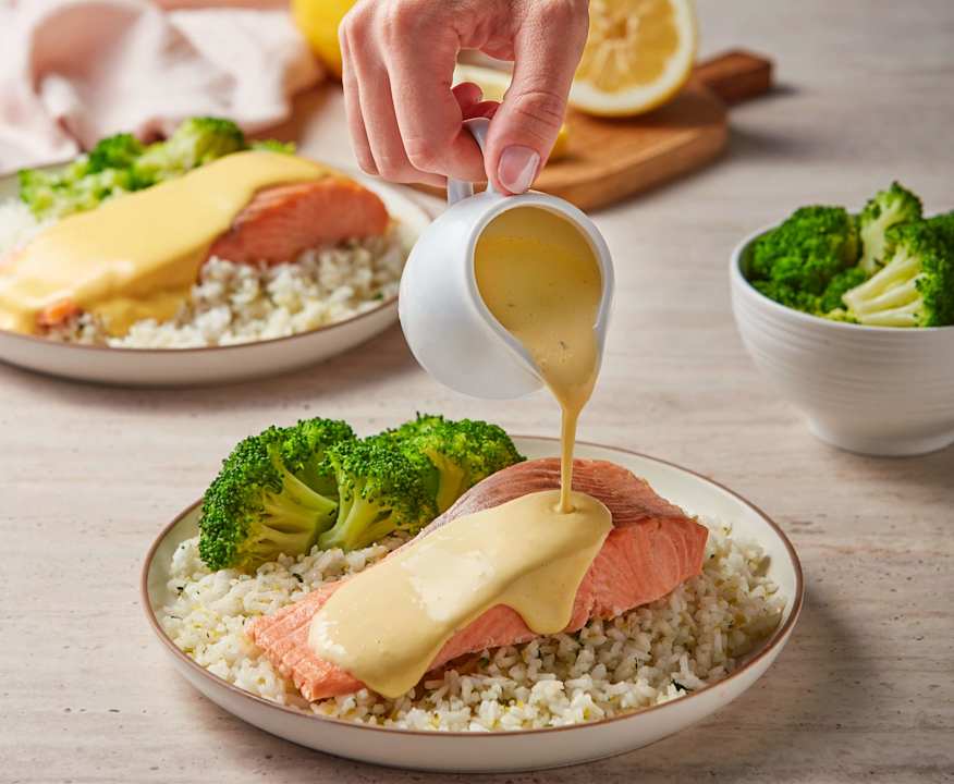 Salmon with Hollandaise image