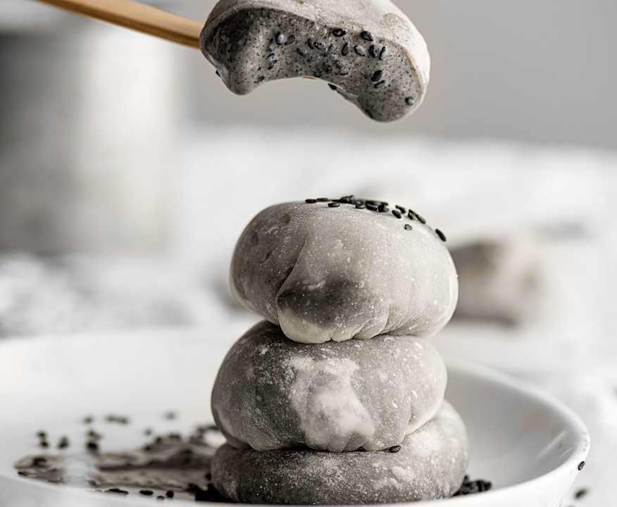 Mochi glacé au sésame noir - Cookidoo® – the official Thermomix