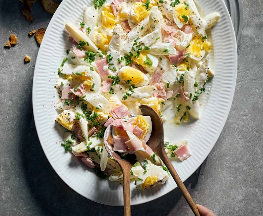 Spargel-Eier-Salat mit Kochschinken - Cookidoo® – the official ...
