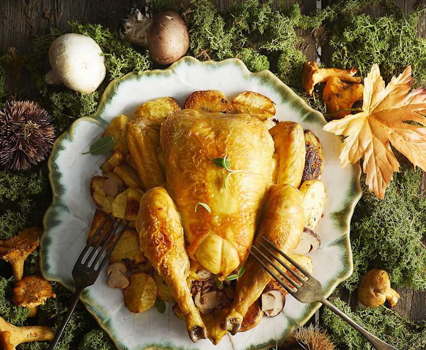 Galletto ripieno con funghi e salsiccia - Cookidoo® – das offizielle ...