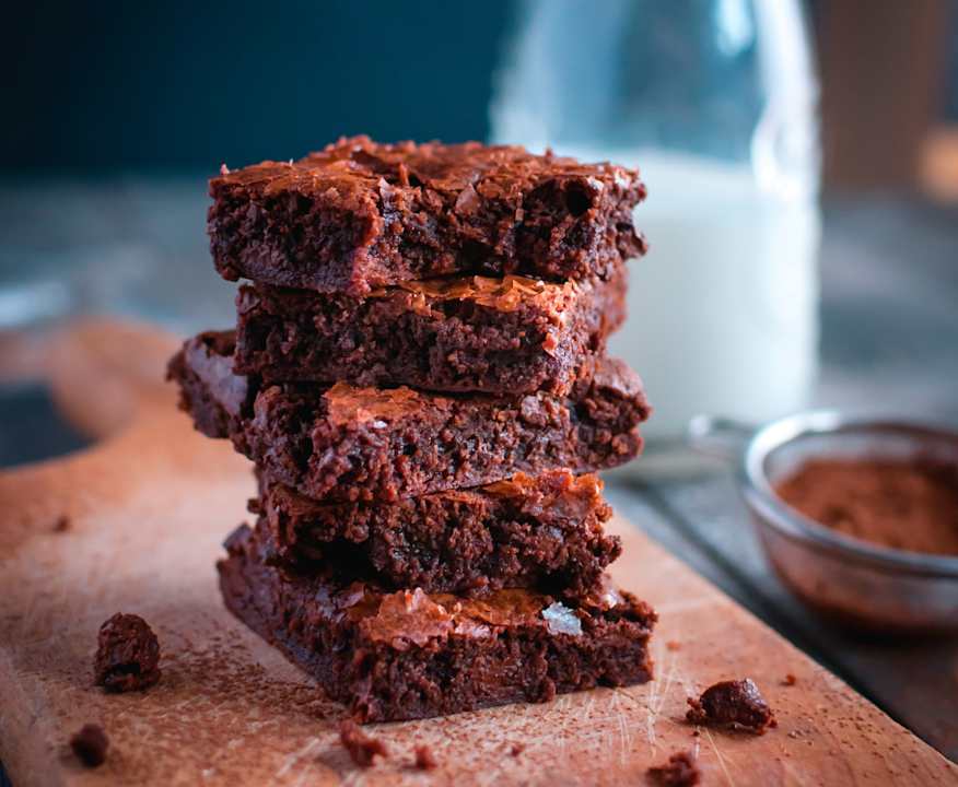Brownie casero delicioso