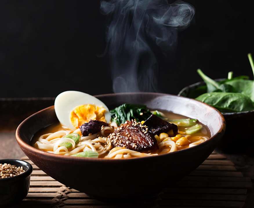 Japanese ramen noodle soup-image