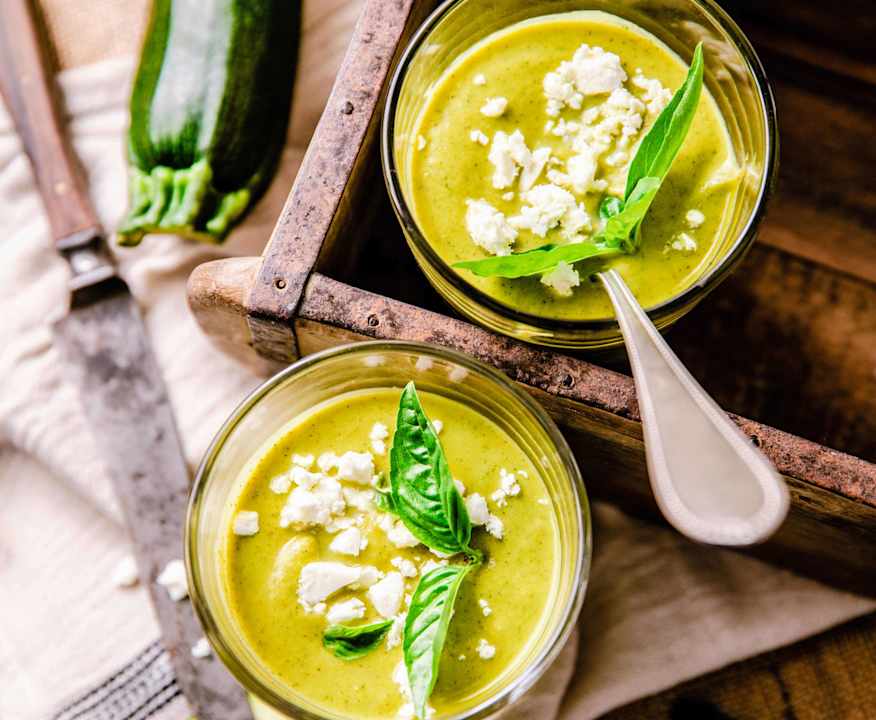Gaspacho Courgette Thermomix