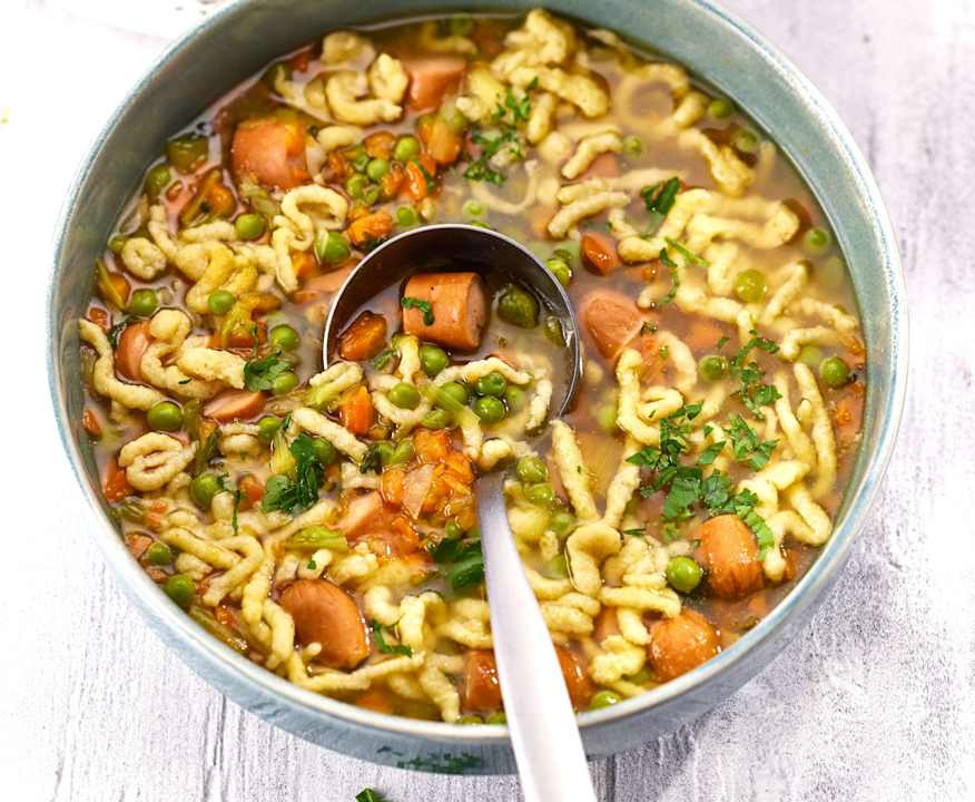 Schnelle Gemüse-Spätzle-Suppe - Cookidoo® – das offizielle Thermomix ...