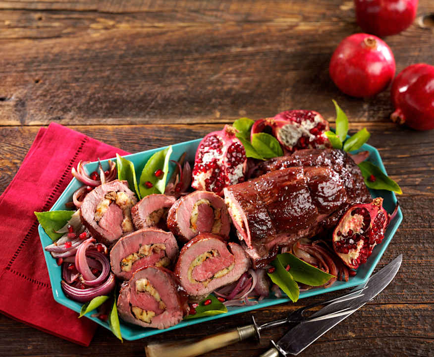Gefülltes Rinderfilet mit Granatapfelglasur - Cookidoo® – das ...