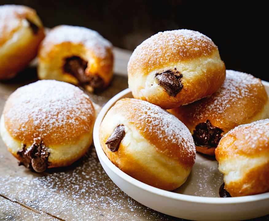 Petits beignets chocolat et noisettes - Cookidoo® – het officiële