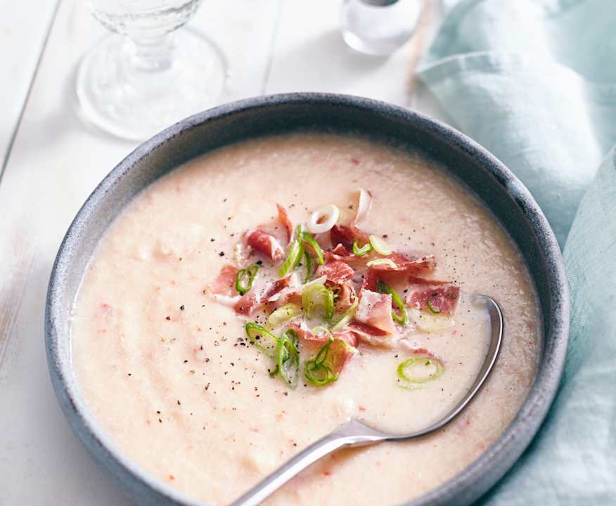 Herzhafte Melonen-Kaltschale mit Parmaschinken - Cookidoo® – das ...