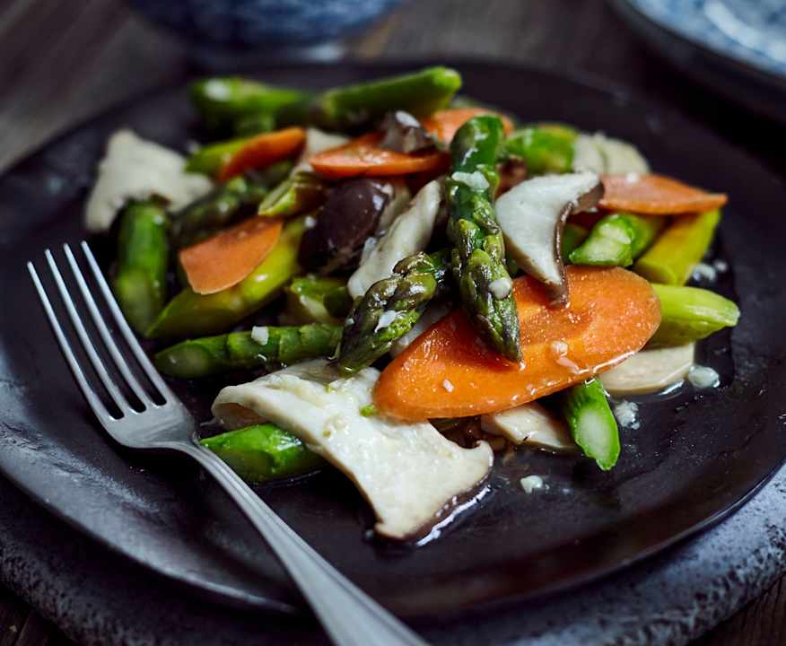 Grüner Spargel mit Pilzen (芦笋炒蘑菇) - Cookidoo® – Thermomix® 官方食譜平台