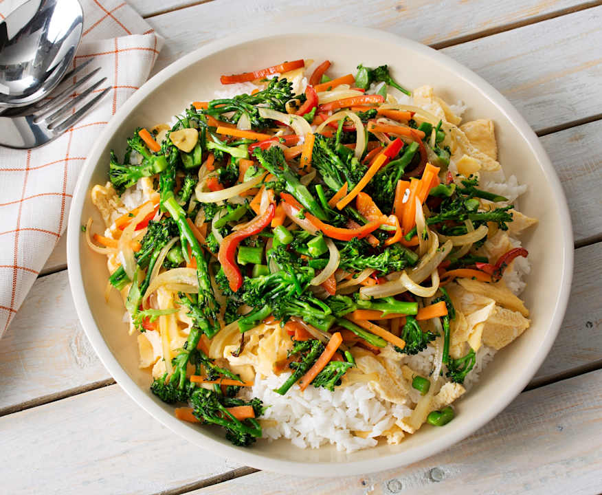 Vegetable Stir Fry with Eggs and Rice (Hestan Cue™) - Cookidoo® – the ...