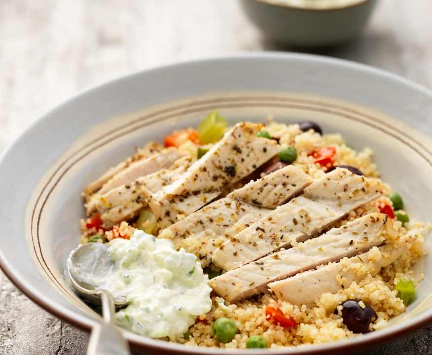 Lemon Chicken with Couscous and Tzatziki - Cookidoo® – the
