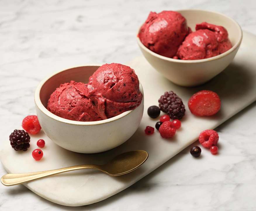 sorbet SORBET, BLUE RASP, 100% JCE, GLUTEN FREE - Feeser's