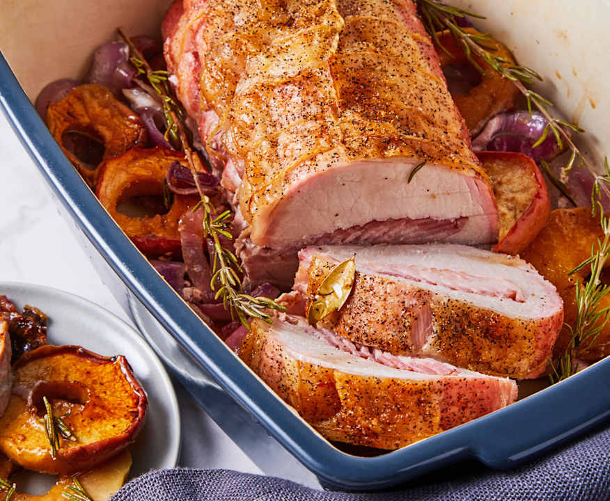 cerdo asado al horno