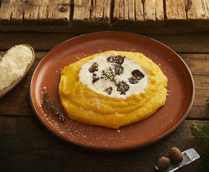 Polenta Morbida - Soft polenta with mushrooms
