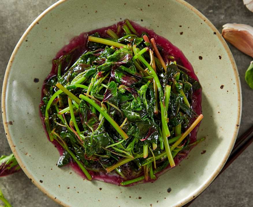 冷蔵便】紅ひゆな/红苋菜/红米苋/長野県産/約5kg入/