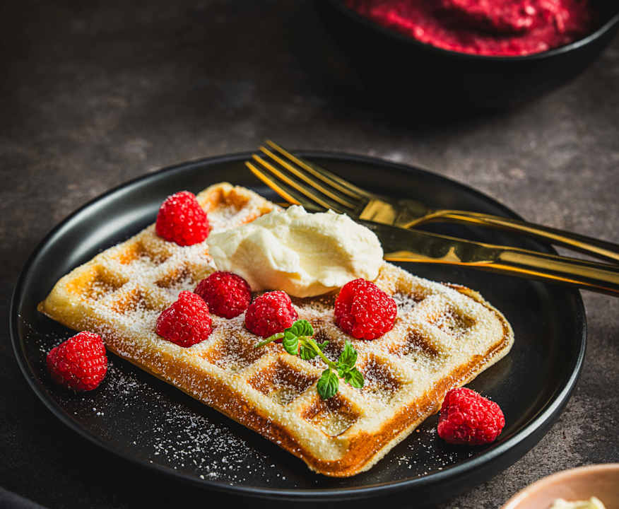 Sauerteig-Waffeln