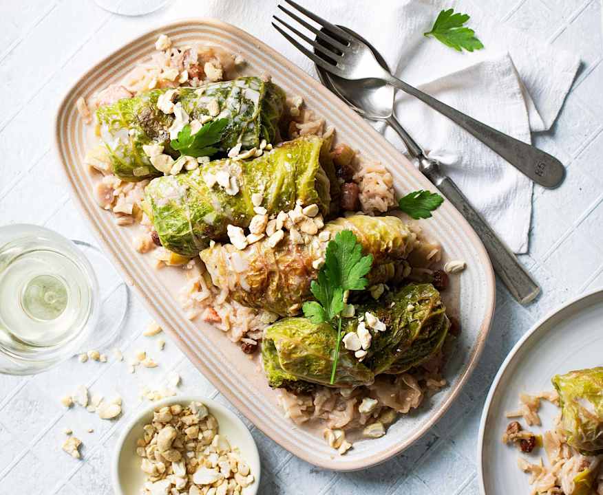 Savoy Cabbage Roulades with Leek and Ham Rice - Cookidoo® – the ...