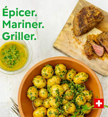 Épicer. Mariner. Griller.