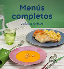 Menús completos y platos únicos