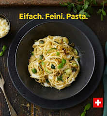 Eifach. Feini. Pasta.