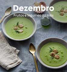Dezembro - Frutos e legumes do mês
