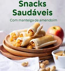Snacks saudáveis com manteiga de amendoim