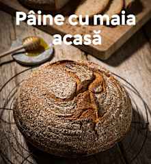 Pâine cu maia acasă