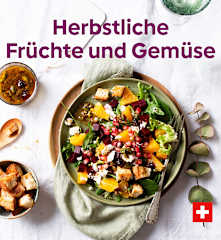 Herbstliche Früchte und Gemüse