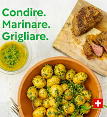Condire. Marinare. Grigliare.