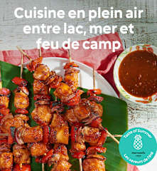 Cuisine en plein air entre lac, mer et feu de camp