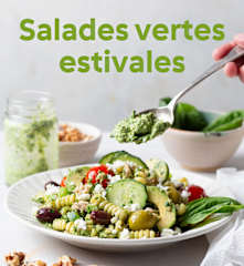 Merveilleuses salades vertes estivales
