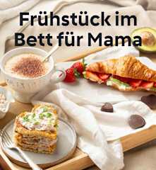 Frühstück im Bett für Mama