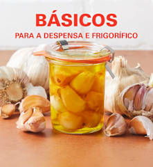 Básicos para a despensa e frigorífico