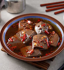 麻辣鴨血 麻辣鴨血