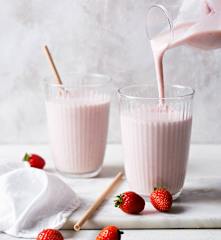 Milkshake à la fraise