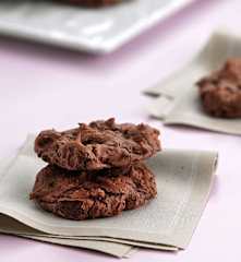 Cookies brownie de chocolate