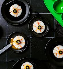 Jajeczne gałki oczne na Halloween