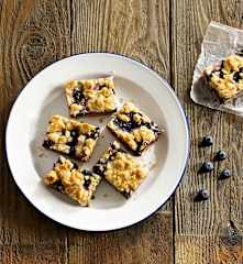 Blueberry Crumble Bars