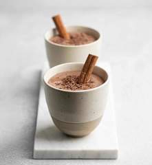 Chocolate caliente sin lactosa