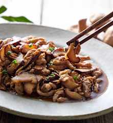 香菇炒肉丝