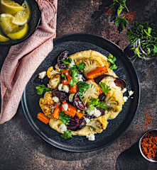 Hummus mit Röstgemüse