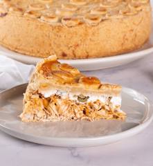 Torta de frango com requeijão cremoso